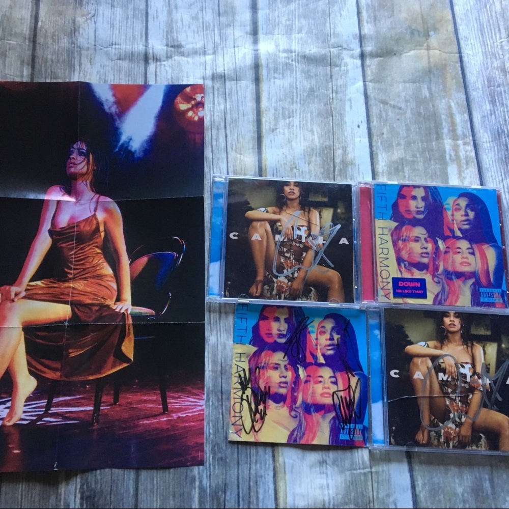 fifth harmony + camila signed albums